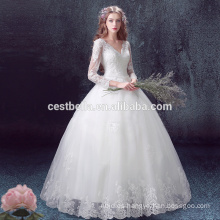 El último vestido de lujo de la bola de la boda con buena calidad y precio barato